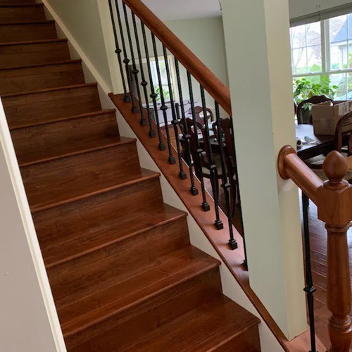 Hardwood stairs by Schaeffer Floor Coverings in Berks County PA