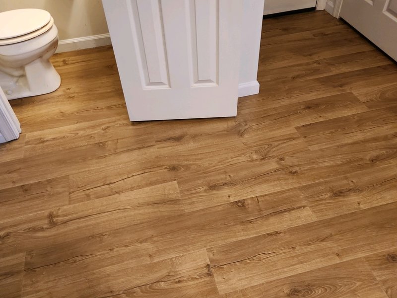 luxury vinyl planks installation